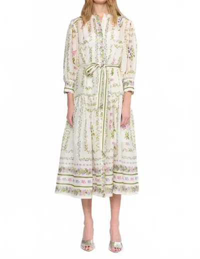 Christy Lynn Blake Dress In Mosaic Ivory