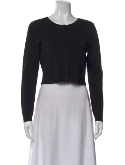 Pre-owned Christy Lynn Crew Neck Sweater In Black