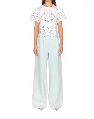 Christy Lynn Delaney Top In White