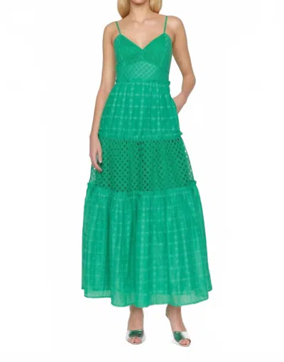 Christy Lynn Demi Maxi Dress In Clover In Blue