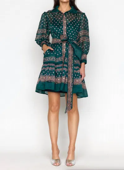 Christy Lynn Emi Dress In Jade Tile In Green