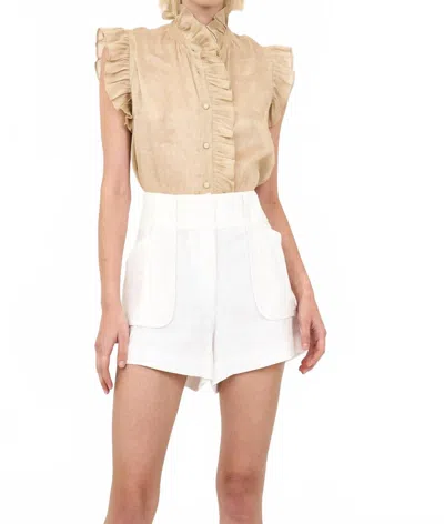 Christy Lynn Emma Short In White