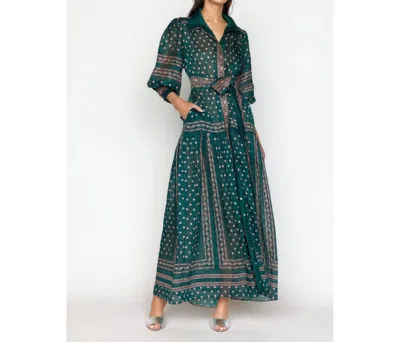 Christy Lynn Gail Dress In Jade Tile In Multi