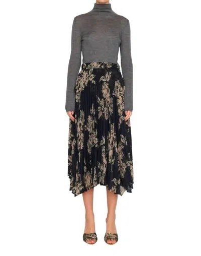 CHRISTY LYNN GWEN SKIRT IN BLACK ROSE