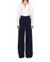 Christy Lynn Hallie Button Front Top In White In White