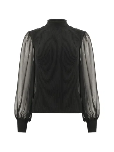 Christy Lynn Hope Sweater In Black