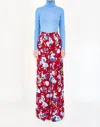 Christy Lynn Jade Pant In Crimson Fleur In Multi