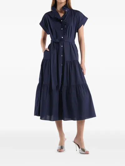 Christy Lynn Jonah Ruffled Tiered Midi Dress In Multi