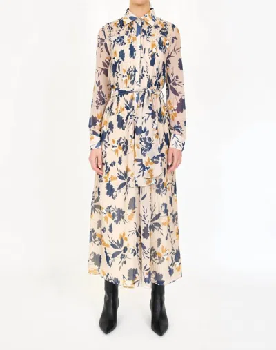 Christy Lynn Karie Dress In Inkblot Ivory In Multi