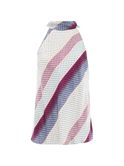 Christy Lynn Kelly Striped Blouse In Multi