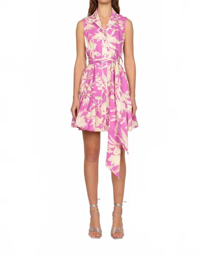 Christy Lynn Kelsey Dress In Purple Rosette