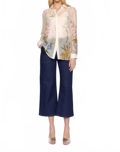 Christy Lynn Klein Floral Top With Cami In Botanic Bliss In Multi