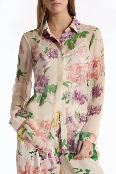 Christy Lynn Klein Top In Ivory Tranquility In Neutral