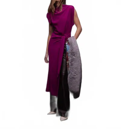 Christy Lynn Kona Dress In Magenta In Purple