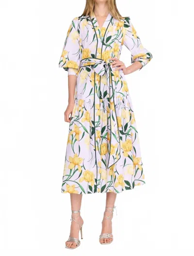 Christy Lynn Layla Dress In Lilac Florette In Multi