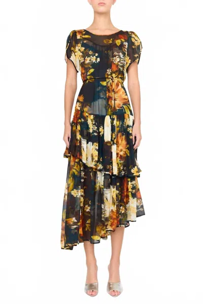Christy Lynn Mallories Dress In Amber Glow In Multi