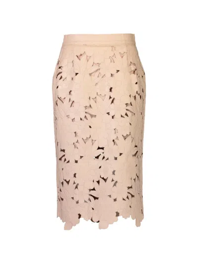 Christy Lynn Maven Floral Midi Skirt In Pink