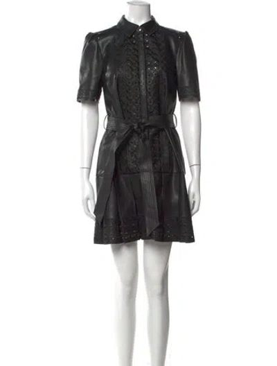 Pre-owned Christy Lynn Mini Dress W/ Tags In Black