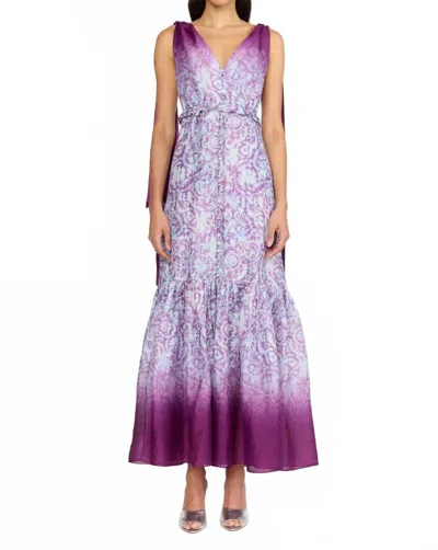 Christy Lynn Misha Maxi Dress In Amethyst Dark In Multi