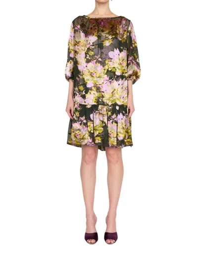 Christy Lynn Orion Dress In Midnight Garden In Multi