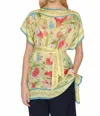 Christy Lynn Pamela Tunic Top In Meadow Yellow In Yellow