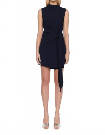Christy Lynn Raelyn Mini Dress In Black In Blue