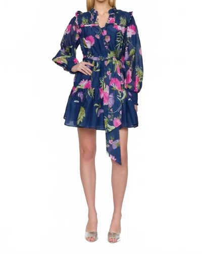 Christy Lynn Rine Dress In Monarch Navy In Blue
