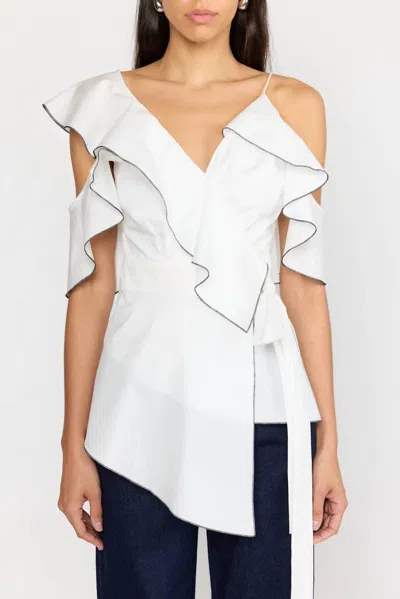 Christy Lynn Roan Top In White