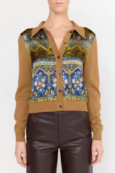 Christy Lynn Sellia Top In Mirage In Brown