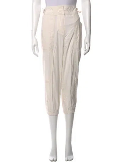 Pre-owned Christy Lynn Skinny Leg Pants In Neutral