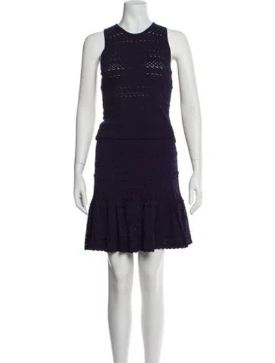 Pre-owned Christy Lynn Whipstitch Trim Skirt Set W/ Tags In Purple