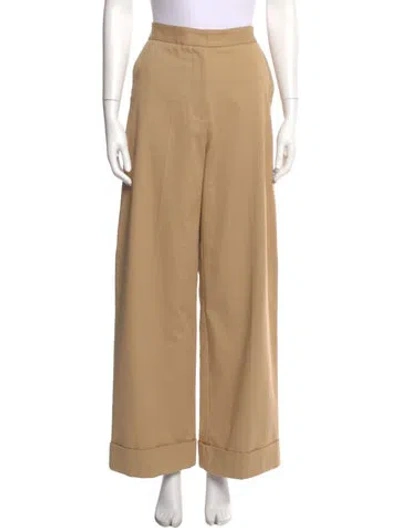 Pre-owned Christy Lynn Wide Leg Pants W/ Tags In Neutral