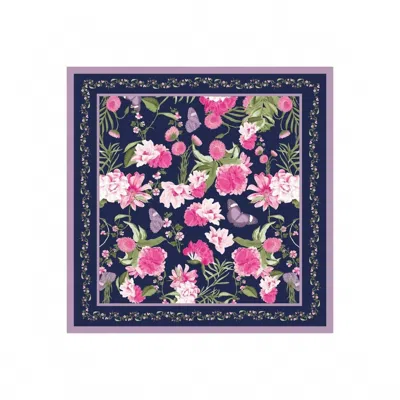 Christy Lynn Women's Sofia Scarf In Meadow Navy In Multi