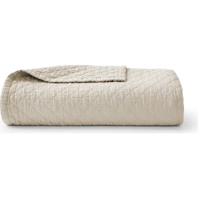 Christy Porto Luxury Diamond Quilted Bedspread In Neutral