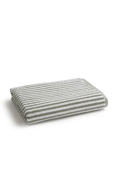 Christy Portobello Stripe Coastal Inspired Towels In Green