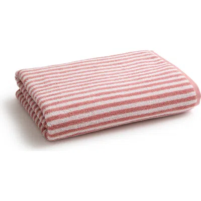 Christy Portobello Stripe Coastal Inspired Towels In Pink