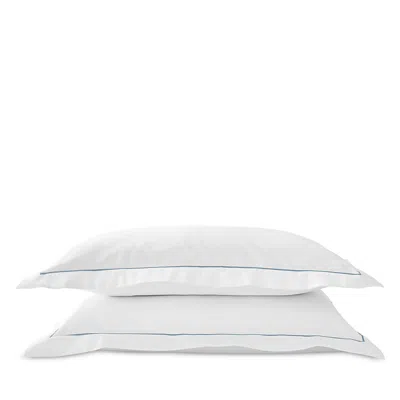 Christy Premium Cotton Sateen Pillowcase Set, Standard In Blue