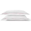 Christy Premium Luxury Sateen Cotton Oxford Style Pillow Sham Pairs In Pink