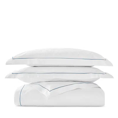 Christy Premium Sateen Duvet Cover Set, Full/queen In Blue