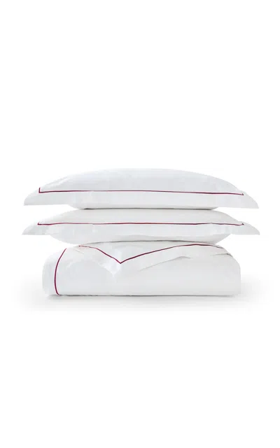 Christy - Premium Sateen Fushia Queen Duvet Cover Set - Fuchsia In Pink