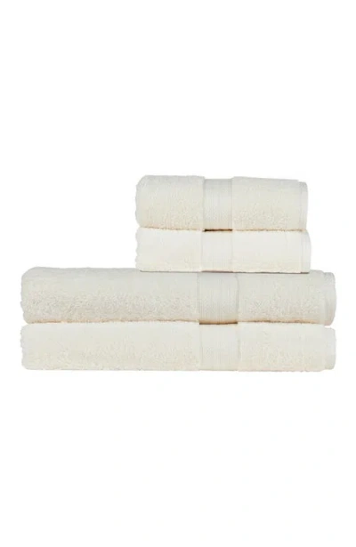 Christy Renaissance Classic 100% Egyptian Cotton 4 Piece Bath Sheet Set In White