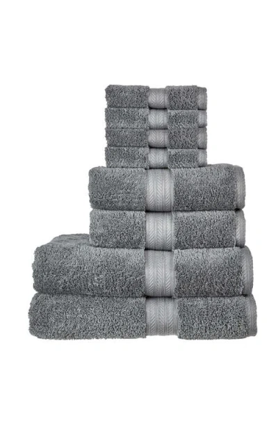 Christy Renaissance Classic 100% Egyptian Cotton 8 Piece Towel Bale In Gray