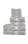Christy Renaissance Classic 100% Egyptian Cotton 8 Piece Towel Bale In Gray