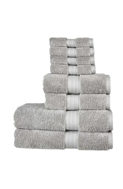 Christy Renaissance Classic 100% Egyptian Cotton 8 Piece Towel Bale In Gray