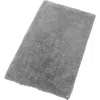 Christy Reversible Deep Pile Thick Cotton Bath Rug In Silver