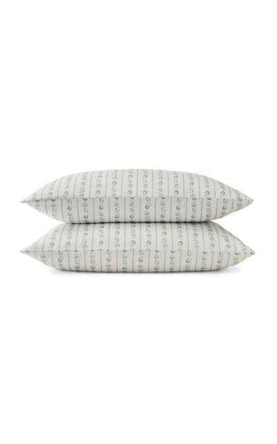 Christy - Rosamund King Pillowcase Set - Blue