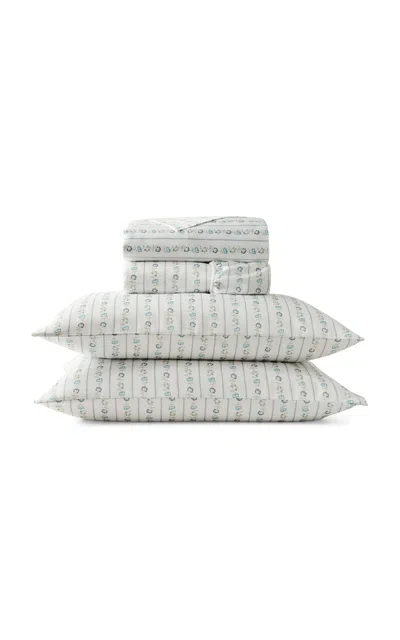 Christy - Rosamund Sateen Queen Sheet Set - Blue