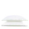 Christy Scallop Pillowcase Pair, King In White
