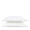 Christy Scallop Pillowcase Pair, King In White