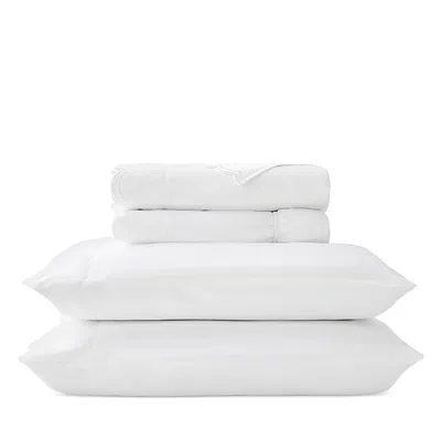 Christy Scallop Sheet Set, Queen In White